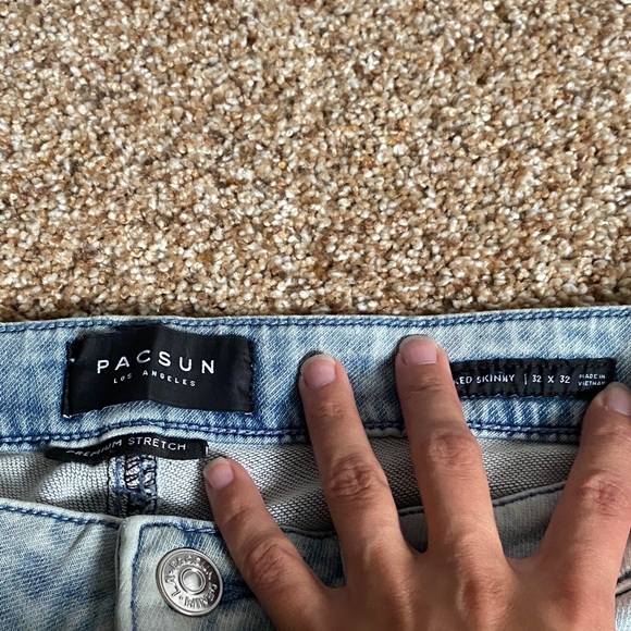 PacSun Light Wash Skinny Jeans - Picture 2 of 3